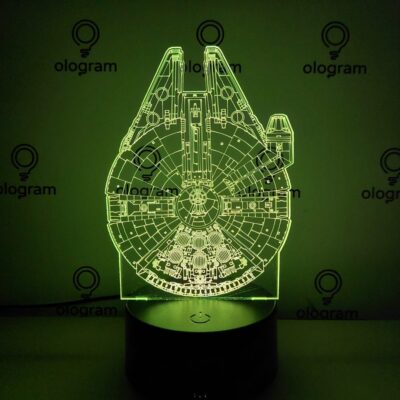 halcon-milenario-amarillo Halcón Milenario (Millenium Falcon - Star Wars)
