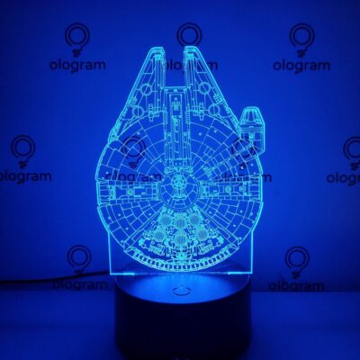 halcon-milenario-azul Halcón Milenario (Millenium Falcon - Star Wars)