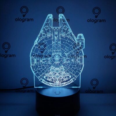 halcon-milenario-blanco Halcón Milenario (Millenium Falcon - Star Wars)