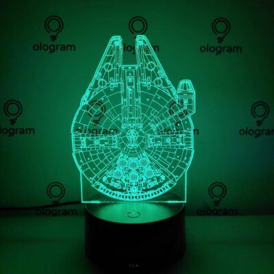 halcon-milenario-verde Halcón Milenario (Millenium Falcon - Star Wars)