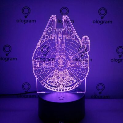 halcon-milenario-violeta Halcón Milenario (Millenium Falcon - Star Wars)