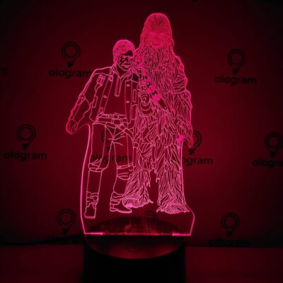 han-chewbacca-rojo Han Solo y Chewbacca (Star Wars)