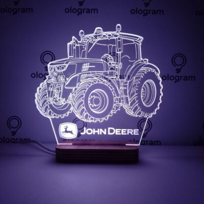 john-deere-blanco Tractor - John Deere