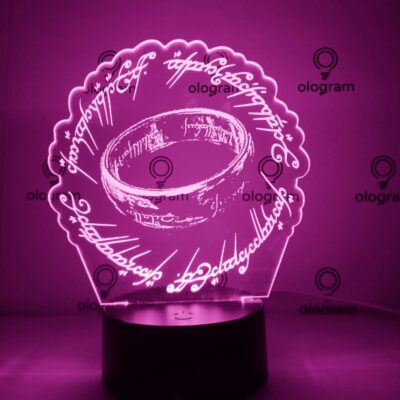 lotr-anillo-violeta Anillo Único - (LOTR, El Señor de los Anillos)