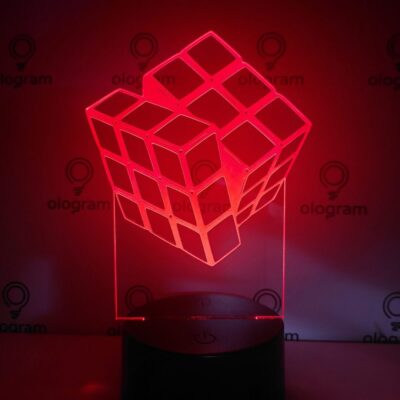 cubo-rubik-rojo Cubo Rubik