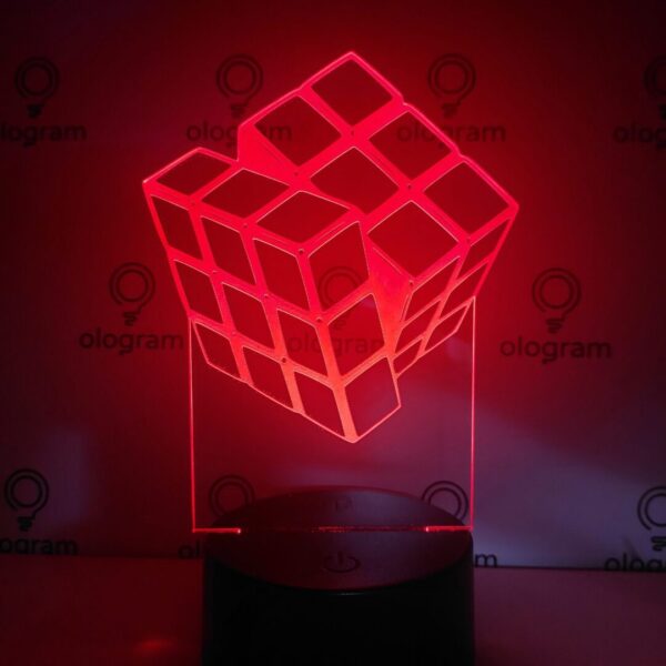 cubo-rubik-rojo Cubo Rubik